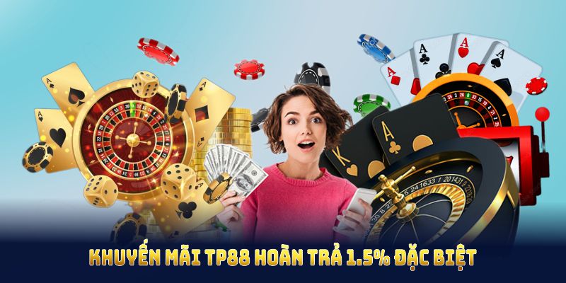 Chương trình ưu đãi hoàn trả 1.5% đặc biệt cho toàn bộ hội viên